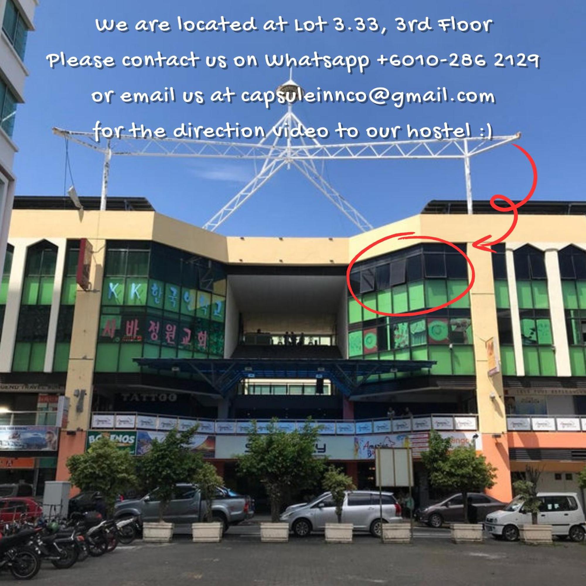 Capsule Inn Kota Kinabalu Eksteriør bilde